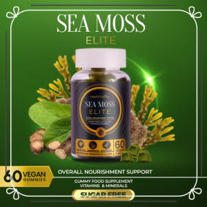 Health Fusion SEA MOSS Elite Overall Nourishment Support Gummy Food Supplement 60s Vegan s