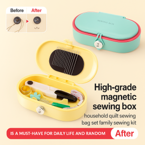 Magnetic Needle and Thread Bag Organizer Home Portable Multifunctional Hand Sewing Organizer Needle Thread Box多功能磁吸式针线收纳盒