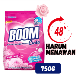 BOOM Cinta Deterjen Bubuk 750g rose Detergent Powder