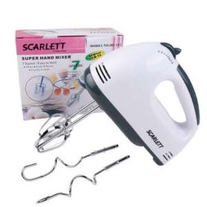SWEET HOME LUCKYS NEW ARRIVAL Scarlett Portable 7 Speeds Professional Baking Hand Mixer