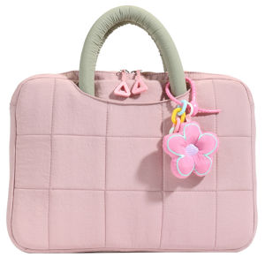 2026 New style womens bag simple solid color flat handbag for girls to use when going out and commuting 14 Inch Laptop Bag