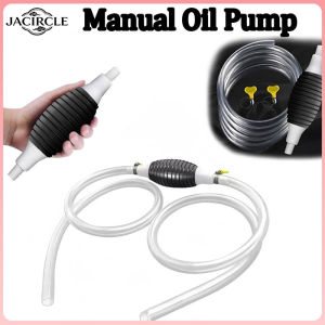 JACIRCLE Portable Hand Siphon Transfer Pump Kit Truck Car Motorcycle Gasoline Oil Diesel Water Liquid Fluid