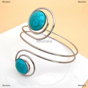 [COD] Abulaia Bohemian Egypt Bar Curve Geo Open Upper Arm Cuff Armlet Armband Bangle Wedding Viking Bracelet Gift Fashion Jewelry Pulseiras