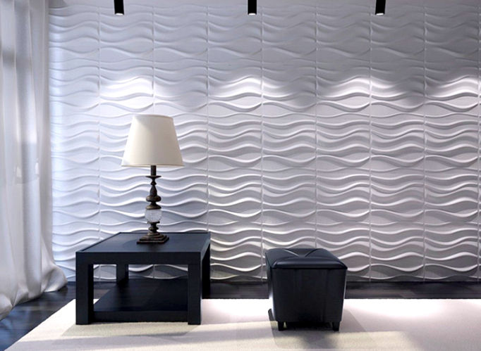 3D Wall Panel - Sand Design (Package) 500mm x 500mm - A Set of 12 Pcs ...