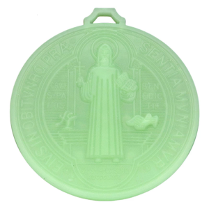 Set Of 2 5inch Luminouses Benedict Crucifixes NightLight Crosses for Spiritual Comfort and Nighttimes Use