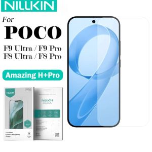 NILLKIN For POCO F9 Ultra F9 Pro F8 Ultra F8 Pro H + Pro Series Screen Tempered Glass 9H Anti Explosion Screen Protector Film2026