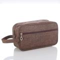 Stylish Cosmetic Canvas Case Lightweight Women Travel Portable Multifunctional Makeup Bag For Outdoor Adventures Daily Makeup Storage Travel. 