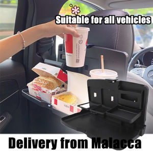 Car Back Seat Foldable Table Tray Tablet Holder Tissue Box Auto Back Seat Bag Protector Accessories