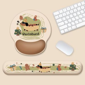 MIRELAE Protection Hand Support Wrist Rest Pad Soft Non-Slip Mouse Wrist Rest Fashion Comfortable Mouse Pad