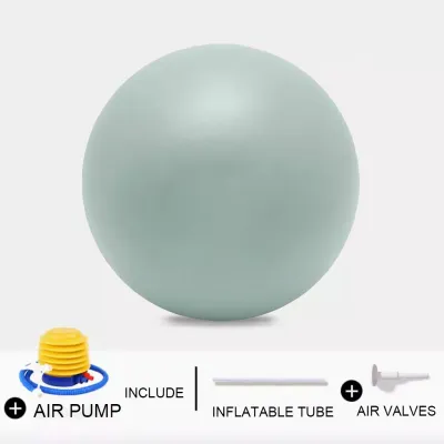 Moving Peach Yoga Ball Pilates Ball Fitness Accessories Exercise Ball Balance Ball PVC Inflatable Thickened Anti-burst Non-slip