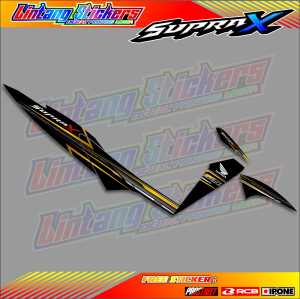 STRIPING VARIASI HONDA SUPRA X 125 / STIKER LIST MOTOR HONDA SUPRA X 125