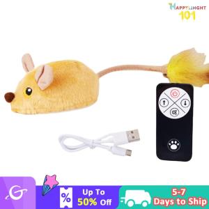 【Hàng mới】 chuột di chuyển đồ chơi cho mèo điện tử kêu cót két đồ chơi cho mèo chuột đồ chơi di chuyển di chuyển mèo chuột Đồ chơI mèo con tự chơi đồ chơi nhồi bông