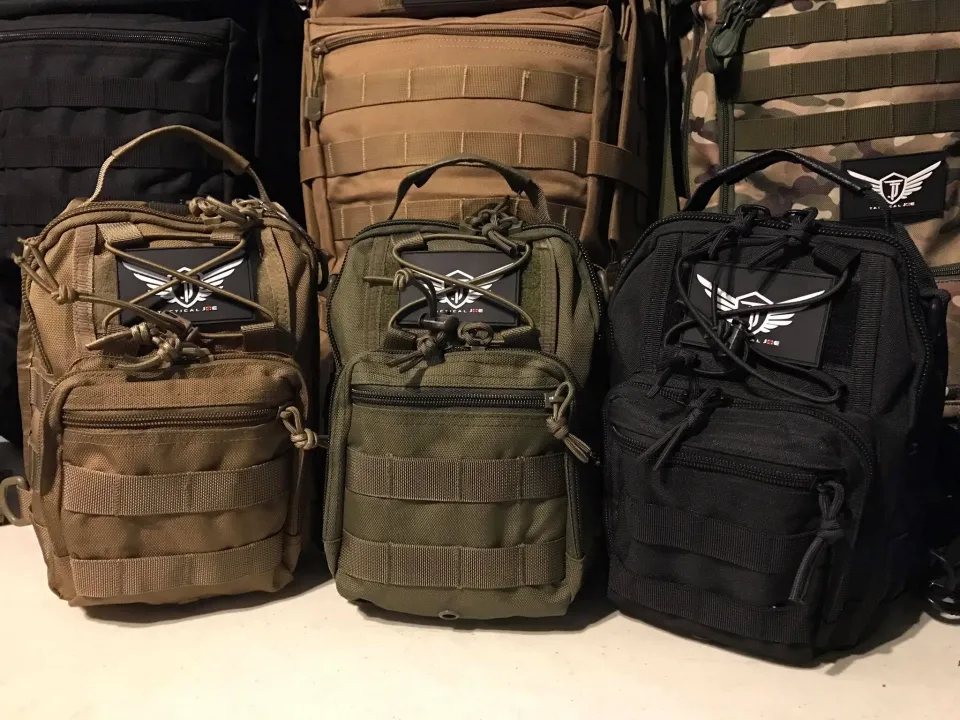TACTICAL BAG MILITARY BAG BODY BAG SHOULDER BAG SLING BAG S02  Tactical Sling Bag Pack Small Molle Assault Military Army Shoulder Backpack