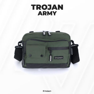Thobach - Tas Selempang Pria Sling Bag Trojan Waterproof Clutch Bag Pria Waist Bag Pouch Bag Pria