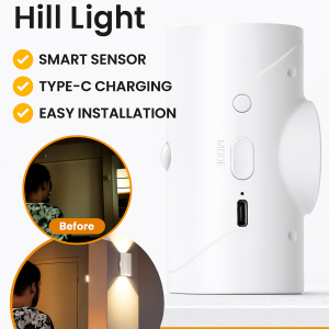 Smart Lamps Human Sensory Easy Charging Lighting Automatic Installation Adjustable Angle Light on