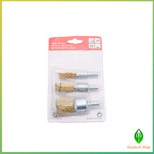 GW แปรงลวดขัดสนิม (1แพค3ชิ้น) สว่านขัดเงาเครื่องมือ Wire Wheels Brush