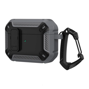 A irPods Pro3 Case Magnetic automatic opening lock built-in phone stand (portrait/landscape mode) 4 N52 rear magnets Suitable for Magnetic charging technology