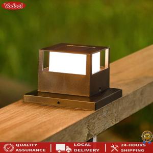 [NEWEST] Solar Column Light LED Outdoor Lighting Fence Gate Pillar Garden Courtyard Lamp Solar Powered Post Lamp for Outdoor