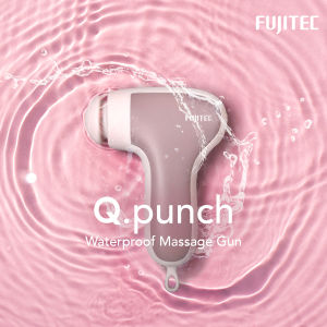 FUJITEC Q.punch (Creamy Pink) - Waterproof Massage Gun