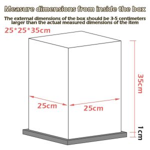 Popmart Transparent Acrylic Display For THE MONSTERS Crystal Ball Popmart Figurine Labubu Zimomo for Shoes Sneakers Jewelry Collectibles 手办展示盒收纳