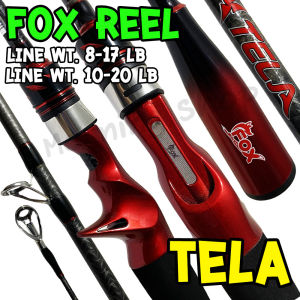 คันตีเหยื่อปลอม หมาป่า กราไฟท์ FOX REEL TELA ยาว 6.7 ฟุต 1 ท่อน