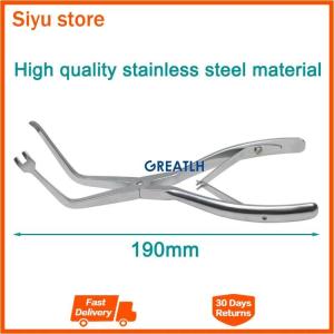 1pcs Patellar Reduction Forceps Stainless Patella Claw Resetting Forceps Orthopedic Pet Instrument pet