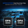 AIYIMA หูฟังพกพา H2เครื่องขยายเสียงไฮไฟเครื่องขยายเสียงหูฟัง DAC PCM 384Khz/32bit DSD 256ถอดรหัส AUX Balanced 3.5/4.4MM Outp. 