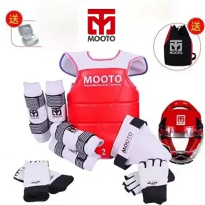 【In stock】14 In 1 mooto Taekwondo Karate Practice Competition Equipment Protective Set Children Or Adult Y3FG