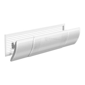 MUSASI Anti-Direct Blowing Central Air Conditioning Windshield Adjustable Windproof Air Conditioner Wind Deflector  Wall-Mounted Wind Guide for Central Air Conditioner