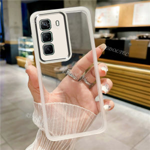 Soft Case Shining New Pure Color Shockproof Soft Clear Disertai Lens Guard Pelindung Lensa Kamera Kompatibel Untuk Iqoo Z10R Vivo V60 5G V60 Lite 4G 5G Vivo Y19s Y19s Pro y19s GT y04s y400 y21d y29 itel A100c A90