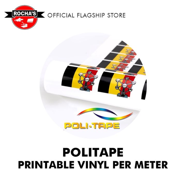 [ROCHA'S] POLITAPE Printable Vinyl for shirt transfer per meter | Lazada PH