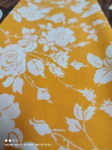 2m vải áo dài lụa lạnh hoa lá to (3) - lụa mango chính phẩm