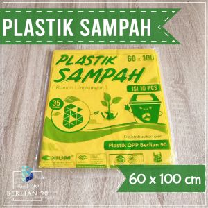 Plastik Layangan Kantong Plastik Sampah 60x100 Cm / Plastik sampah Hitam Isi 10 pcs Kantong Sampah Plastik Tebal 60 x 100 /Trash Bag Medis Murah Tebal