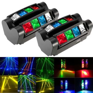 LED Beam Light RGBW Spotlight Moving LED Beam Light Stage RGBW Spotlight Moving Head Party LED Lighting Colourfull Rotating Stage Lights