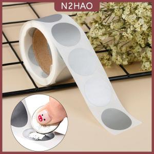 N2HAO 300 cái Vòng bạc scratchs Off Stickers 1 inch scratchc Off nhãn Sticker