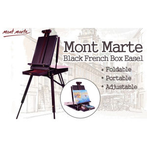 Giá Vẽ Gỗ Mont Marte Có Ngăn Kéo Đựng Dụng Cụ - Thiết Kế Gấp Gọn (MEA0027C)
