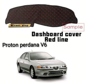 Proton perdana V6 dashboard cover dad red line non slip mat