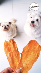 ขนมสุนัข เนื้อไก่อบ สันในไก่อบแห้ง อาหารสุนัขแทะเล่น ไม่ปรุงรส umm ขนมหมา