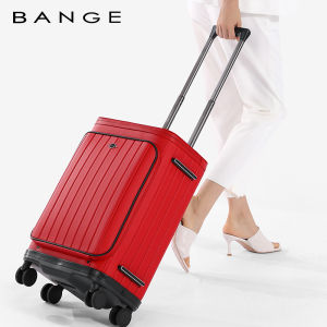 NEW ARRIVAL Bange YL200 Luggage Bag (36x23x49cm 52L) 4.3kg Premium Quality Microfiber+PC Fabric Anti-Theft Design Quality Zipper Multi-Compartment Shockproof Webbing 360° Silent Glide Wheels TSA Lock 3-Stage Aluminum Handle Carry-On Standard Max