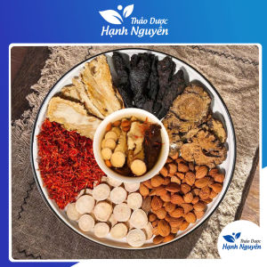 Đào hồng tứ vật thang gồm 6 vị chia sẵn bổ khí huyết điều hòa kinh nguyệt - Thảo Dược Hạnh Nguyên