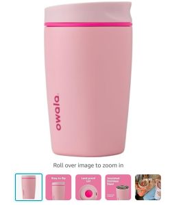 Owala Smoothsip Slider 12/20 OZ Thermal Cup Sports Water Bottle