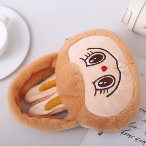 Labubu cotton Tote Bag Zimomo Shoulder Crossbody Bag Student School Bag Gift for Kids