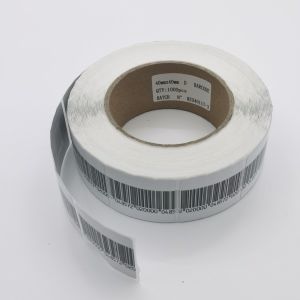 40MM*40MM Sensor OP label anti pencurian RF 8.2 Mhz 1 Roll isi 1.000 pcs