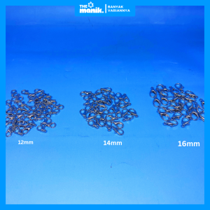 Kokot Udang Kait Gelang Pengait masker 12mm 14mm 16mm Bahan Kerajinan Diy (15gram)