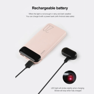 Solar Powered Anti-Theft Warning Light for Year-Round Use  Universal for Men and Women  Long Battery Life  Flashing Alarm Light