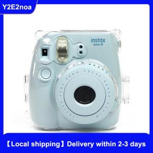 【Local shipping】 Fujifilm Instax Mini 8 8+ 9 Film Instant Camera Clear Hard Case Bag Cover Shell