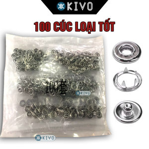 Kìm Bấm Cúc Đa Năng Tiện Lợi Tặng Kèm 100 Chi Tiết Cúc - Kìm Bấm Cúc Quần Áo Đa Năng/ Dụng Cụ Bấm Nút Quần Áo/ Dụng Cụ Bấm Cúc Áo - Kivo