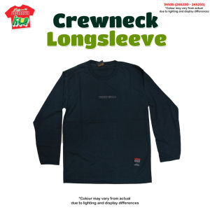 Men Crewneck Longsleeve Cotton T-Shirt Comfort Fit Casual Long Sleeve Tee - M / L / XL / 2XL