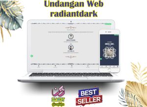 undangan website undangan online undangan digital tema radiantdark