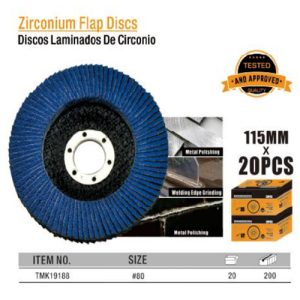 TOOLMAK Amplas Susun Flap discs Grit 80 TMK19188 1Pcs
